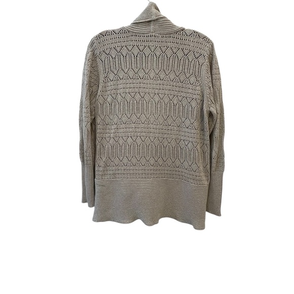 COPY - Alia Beige crochet Cardigan size large - Picture 4 of 4